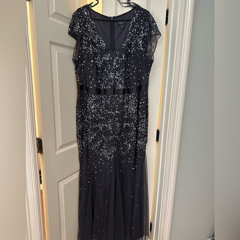 Size 22 Evening Gown worn once for mother of the bride. In great shape